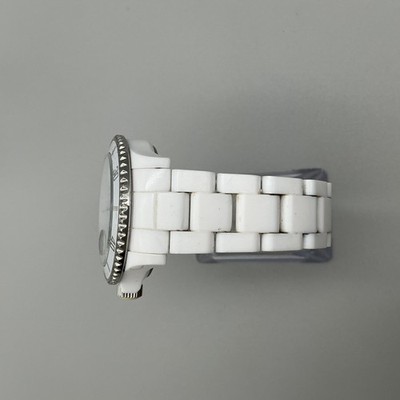 ToyWatch Plasteramic Mens Watch 41mm White Dial Crystals  display picture 2