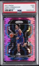 2021 PANINI PRIZM PINK PULSAR #282 CADE CUNNINGHAM 11/42 PSA 7