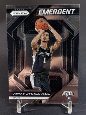 2023-2024 Panini Prizm Victor Wembanyama RC Emergent Insert #12 Spurs