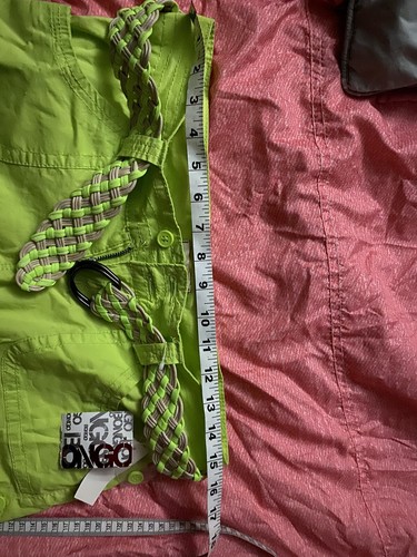 Bongo Womens Summer Shorts Size 5 Junior Bright Green Casual Everyday ~ NEW - Picture 11 of 12