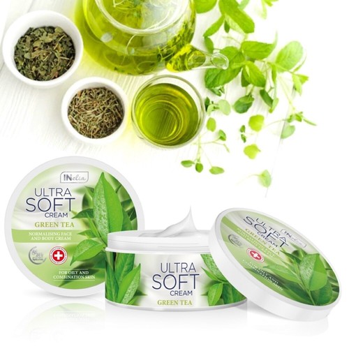 ULTRA SOFT Face & Body Cream with Natural Extracts Goat's Milk Green Tea 200ml - Picture 10 of 23
