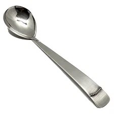 Three Crowns Silversmiths INGRID Silver Plate Large Salad Serving Spoon 12 1/4" 