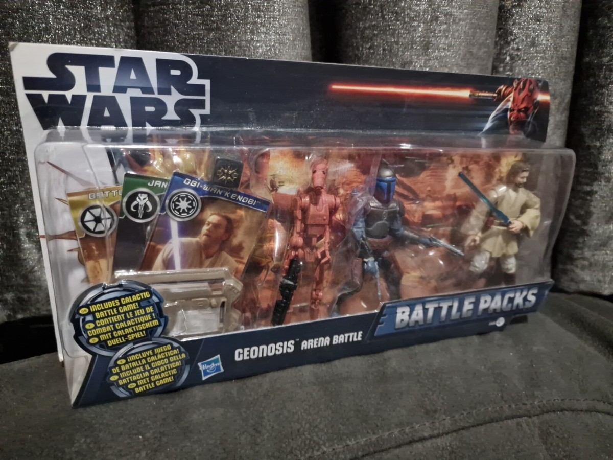 STARWARS バトルパック Hasbro GEONOSIS ARENA Star Wars Geonosis Battle Arena 3 Figure Battle Pack | eBay