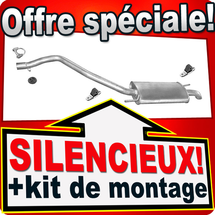 Échappement VW T4 2.4D 1.9TD 2.0 2.5 silencieux Transporter 1990-1995