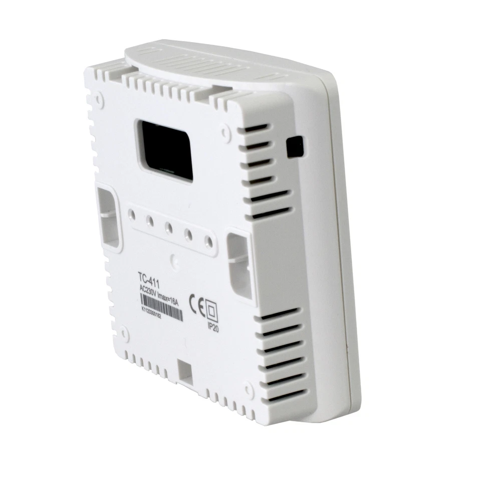 Raumthermostat Aufputz Fußbodenheizung Heizung 230V 16A 3200W Einbautiefe 29mm - Bild 3 von 4