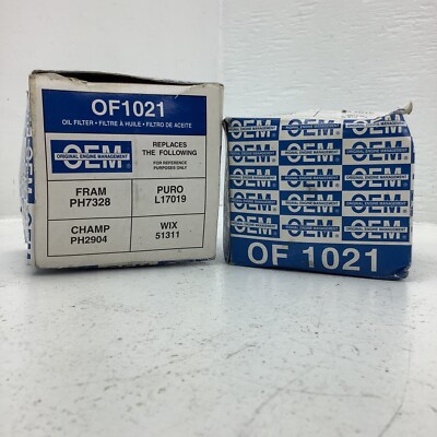 (2) OEM OF1021 Oil Filter