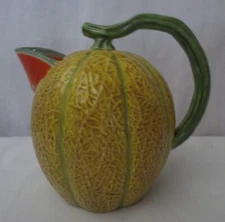 Department 56 Cantalope MeIon Slice Pitcher