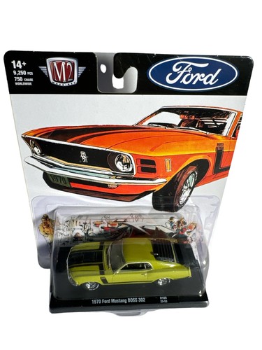 Máquinas M2 1970 Ford Mustang BOSS 302 conductores automáticos R 105 1:64 - Imagen 3 de 4