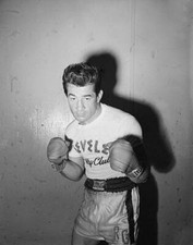 Rocky Graziano Middleweight Championship Fighter 1950 Boxing Old Photo