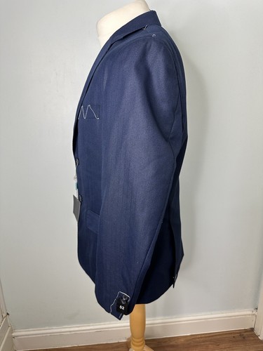 Andrea Ermanni Men’s Blue jacket Trouser Suit Size 52 UK 42” Trousers W36in L34 - Picture 5 of 12