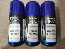 3 PK OBAO OCEANIC ANTIPERSPIRANT FOR MEN 48 H NEW MADE IN MEXICO NEW 12/2026