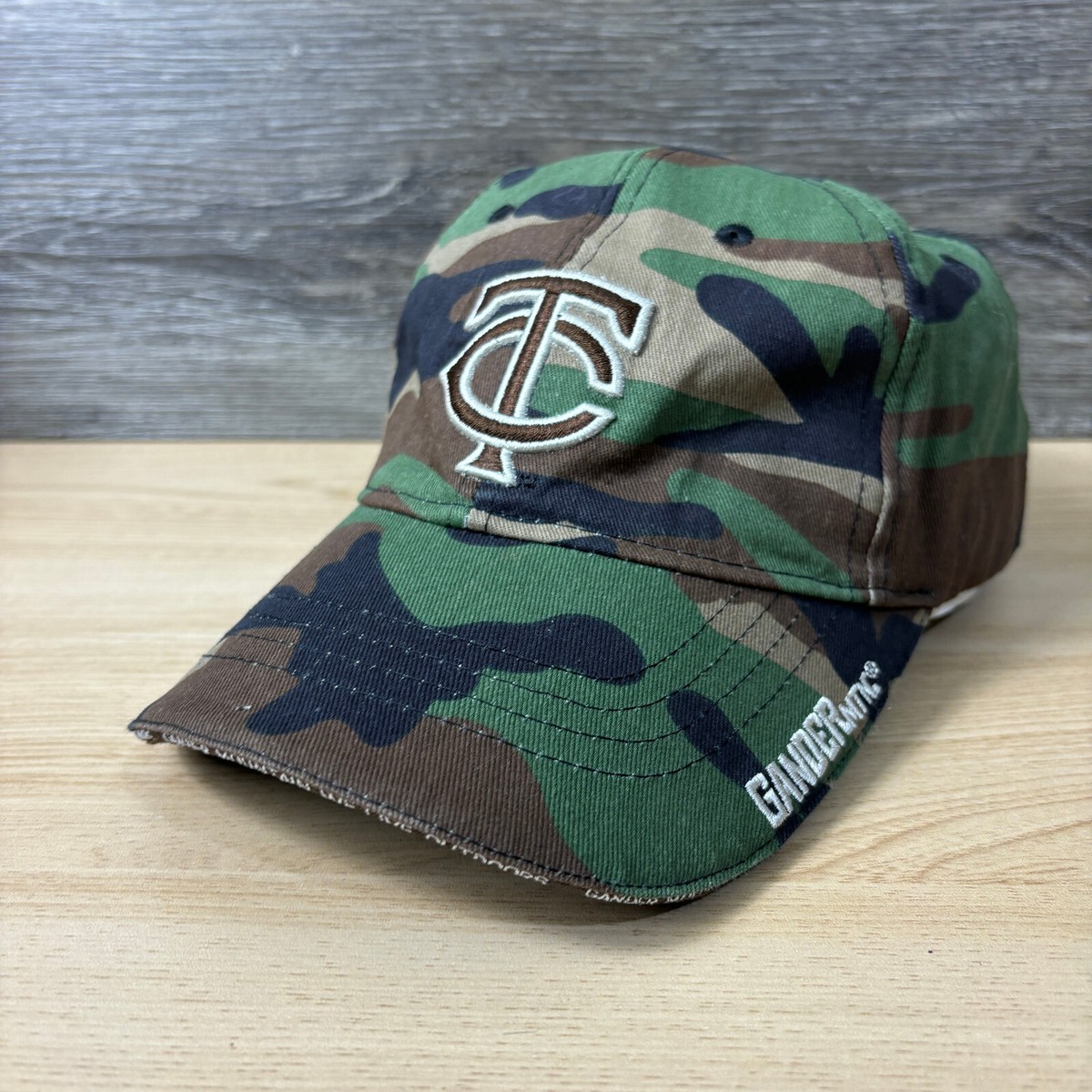 Minnesota Twins Hat Strap Back Green Camo Gander Mountain MLB