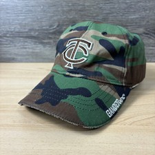 Minnesota Twins Hat Strap Back Green Camo Gander Mountain MLB Baseball