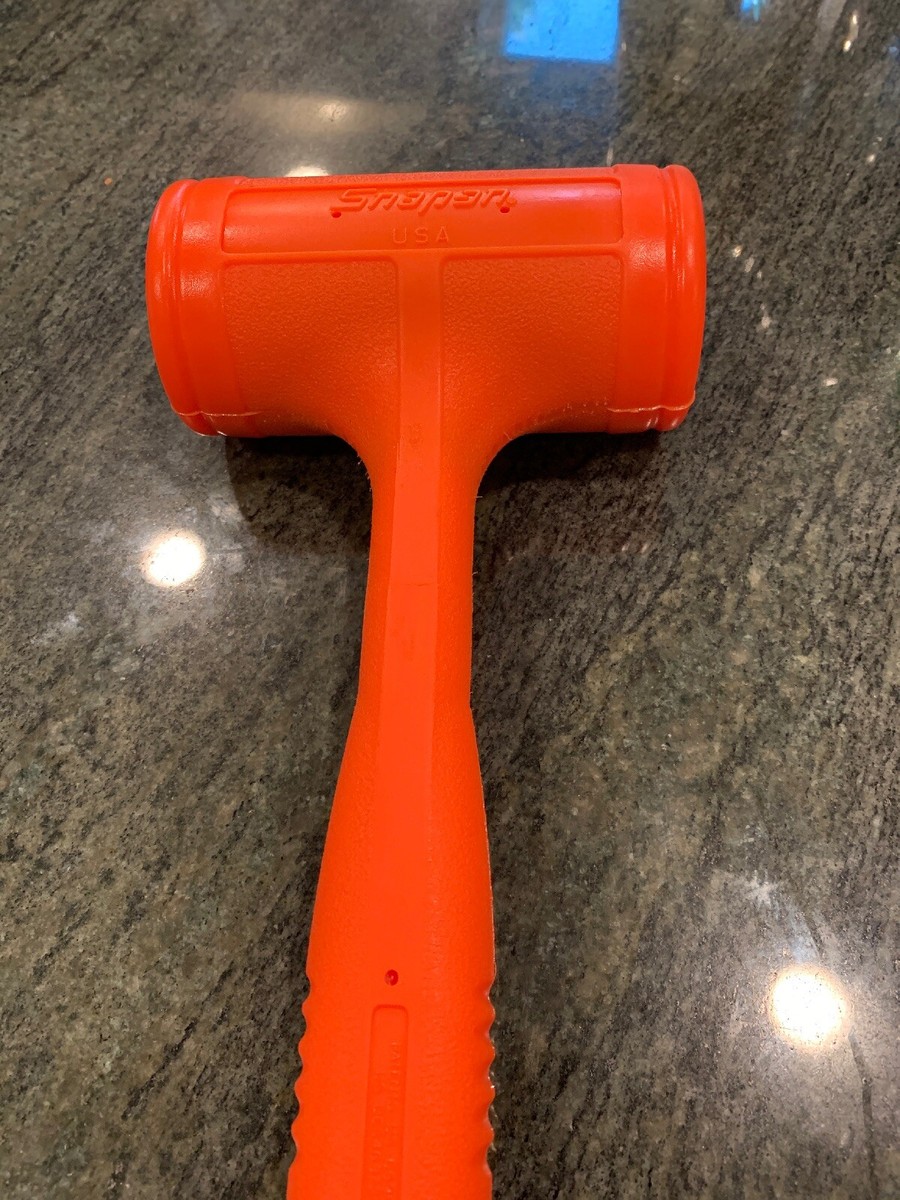 Snap-On hbfe48 48 ounce soft grip dead blow hammer orange | eBay