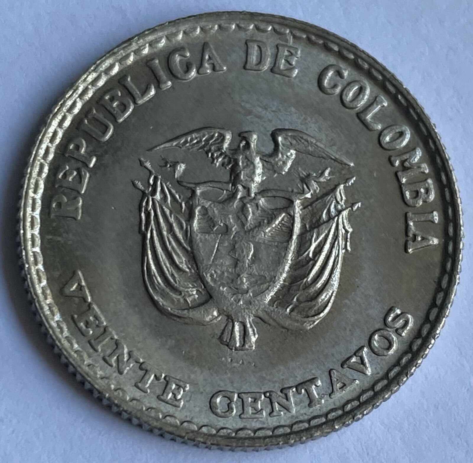 Colombia 20 Centavos 1965 (KM#224)