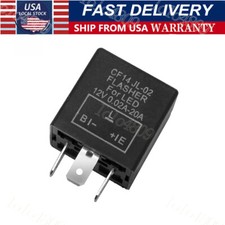 CF14 EP35 Flasher Relay 3 Pin For Car Vehicle L Fix LED Light Bulbs Turn Signal