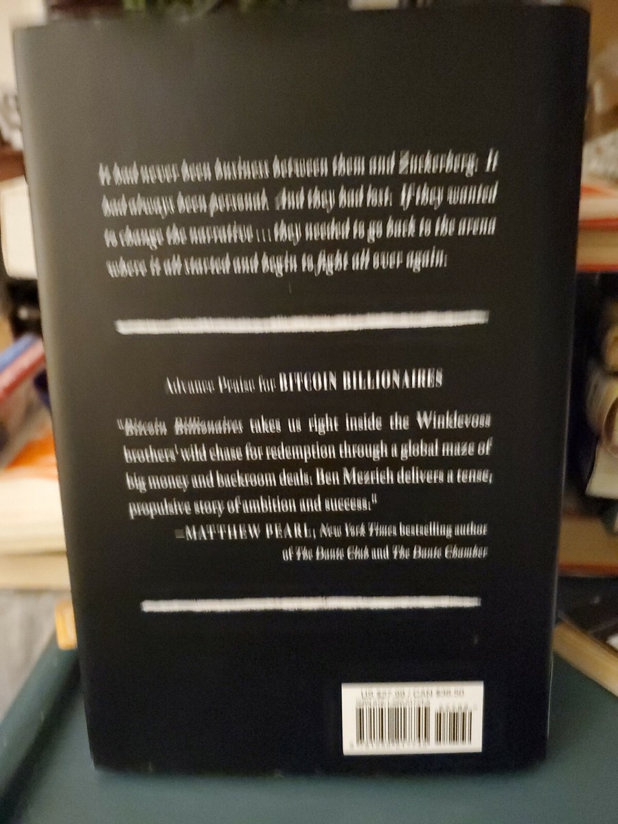Bitcoin Billionaires A True Story Of Genius By Ben Mezrich Hardcover 2019 |  eBay