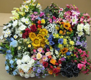 Wholesale Job Lot Artificial Silk Flowers Mixed Arrangements Bushes Bulk Buy Ebay