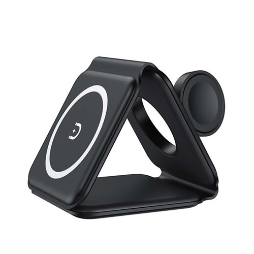 3 in1 Magnetic Wireless Charger Stand Sensitive For Apple Watches iPhone 14 Max - Picture 6 of 19