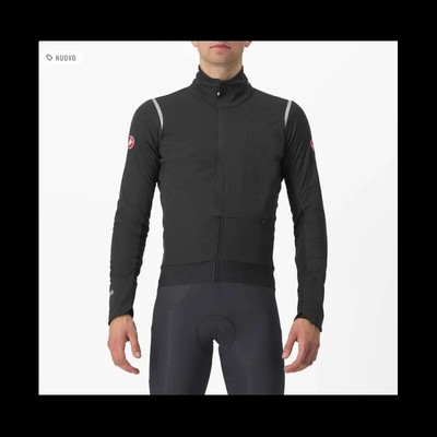 Castelli Jacke Alpha Doppel Ros Schwarz