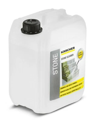 KÄRCHER Karcher Stone and Facade Cleaning Detergent 5ltr -Driveway, Wall & Patio Cleaner