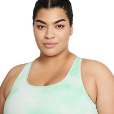 NWT Nike Women's Plus Swoosh Icon Clash Medium Support Non-Padded Sports Bra 1X