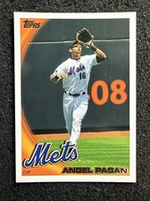 ANGEL PAGAN #314 2010 Topps Baseball QTY New York Mets
