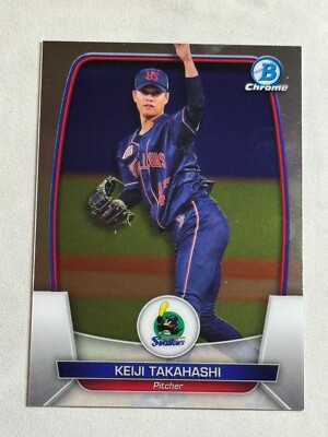 2023 Bowman NPB Chrome Keiji Takahashi #64 Tokyo Yakult Swallows