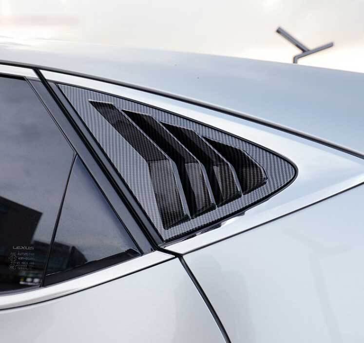 For Lexus NX 250 350h 450h+ 2022-2025 Carbon Fiber Window Quarter Louver Shutter