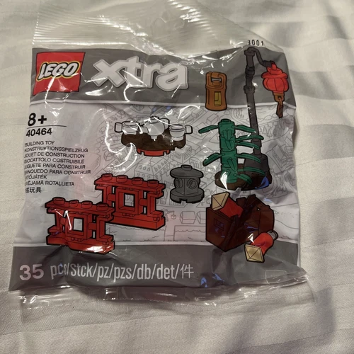 LEGO 40464 XTRA Chinatown Accessories Lantern Bamboo Fireworks Tea RETIRED