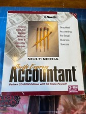 1998 Swift Express Accountant PC Software Cd-rom Windows 3.1/95 COSMI Sealed