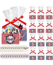 30 Piece Baseball Birthday Party Kit-Favor Boxes, Thank You Cards & Envelopes…