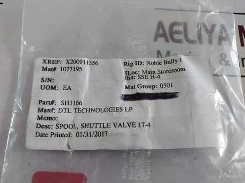 Dtl technologies sh1166 shuttle valve - Picture 4 of 5