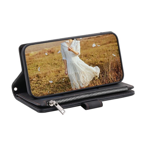 Funda protectora imán de cuero para móvil Samsung Galaxy Flip Case Wallet - Imagen 9 de 29