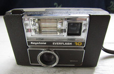Vintage Keystone Everflash 10 Camera with Carrying Handle- Film Inside