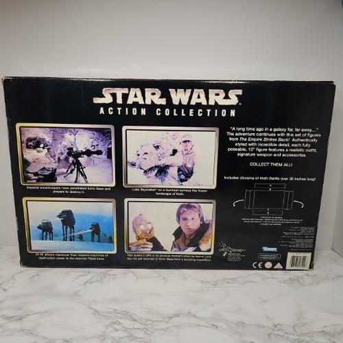 Star Wars 12" Luke Skywalker Mark Hammil Han Solo Harrison Ford At-At Snow Troop - Foto 15 di 24