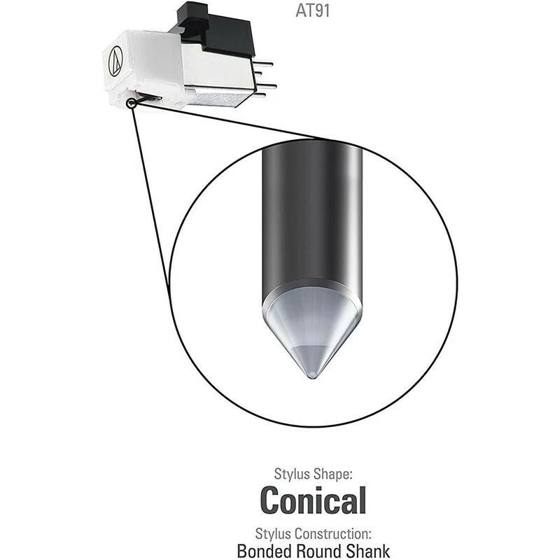 ATN91 Stylus for Pioneer Turntables PL120 PL210 PL225 PL293 PL335 PL990 NEW - Image 4 of 4