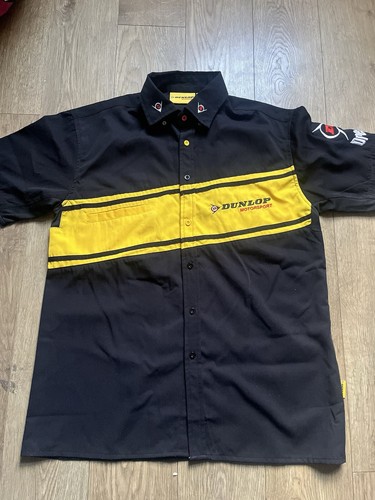 Dunlop Motorsport Shirt Size Medium Mens Short Sleeve - Picture 4 of 24