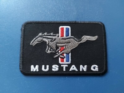 Motorsport Motorsport Auto Patch Aufnäher / Bügelbild Abzeichen: - Mustang