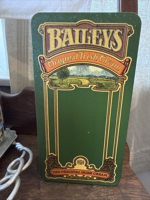 Baileys Original Irish Cream Hinged Storage Tin Container 10'' x 5.5'', England