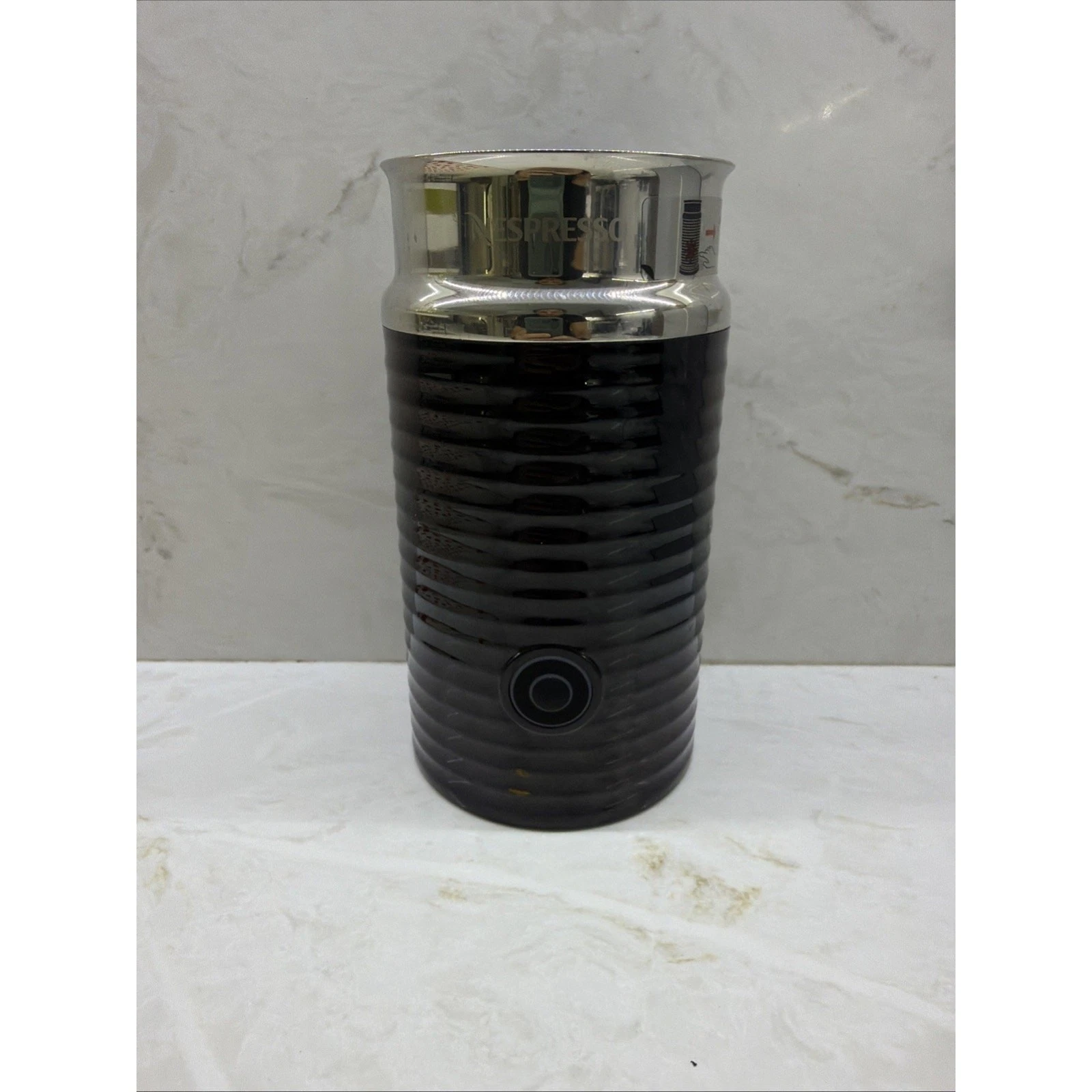 Nespresso Aeroccino 3 Milk Frother & Whisk Black 3694 NO LID NO BASE EUC