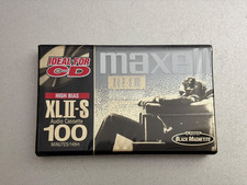 Maxell XLII-S 100 blank cassette tape ( similar performance to TDK SA-X ) Chrome