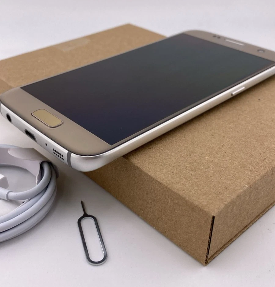 Samsung Galaxy S7 Android Mobile Phone 32GB Gold Unlocked Grade A+ - Image 4 of 4