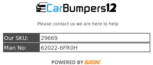 NISSAN X TRAIL XTRAIL 2017-2021 FRONT BUMPER 62022-6FR0H - Bild 12 von 13