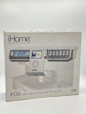 iHome iH36 Home System for iPod New Open Box White