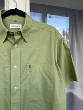 GUY LAROCHE PARIS Herren Oliv Kurzarm Baumwolle SHIRT - M