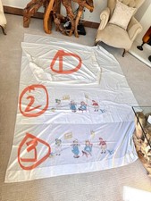 2 Vintage 1968 Wamsutta Raggedy Ann And Andy Twin Flat Sheets A Twin Sheet