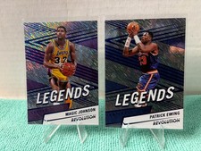 2024-25 Panini Revolution Blue Storm Legends Magic Johnson Patrick Ewing