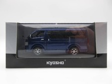1/43 Kyosho Toyota Hiace 2014 Super Gl 200 Series Mini Car Dark Blue Mica Metall