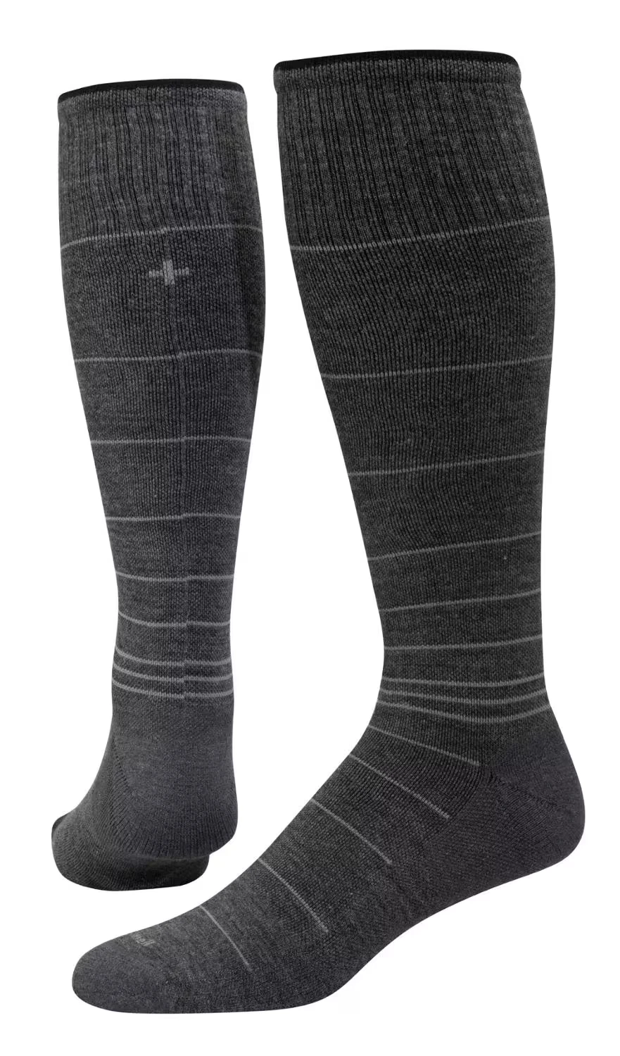 Men's Circulator Moderate Graduated Compression Charcoal Color Size L-XL 10½-13